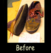 Before Repair of shoe