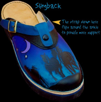Slingback and Clog with optional strap